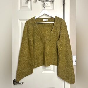Ten Sixty Sherman Bell Sleeve Scoop Neck Sweater NWOT